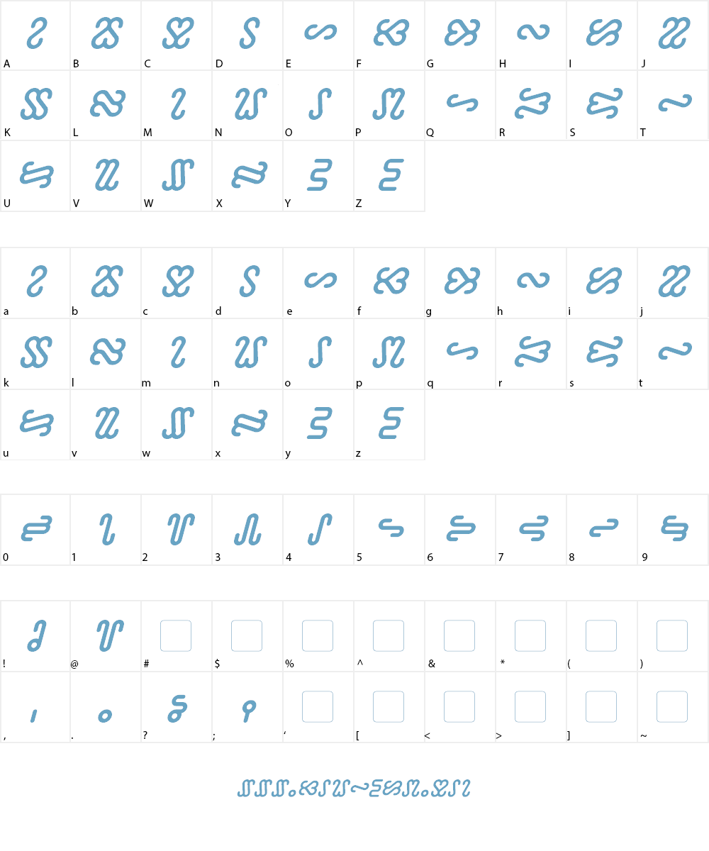 Ophidian Font Character